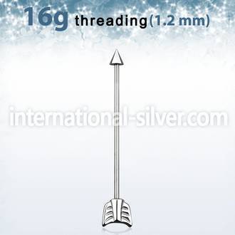 indsaw straight barbells surgical steel 316l 