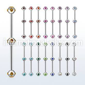indsh17 straight barbells surgical steel 316l 