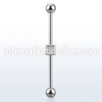 indsh1 straight barbells surgical steel 316l 