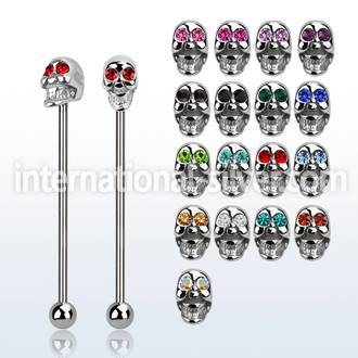 indsh23 straight barbells surgical steel 316l 