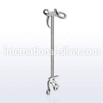 indsh31 straight barbells surgical steel 316l helix