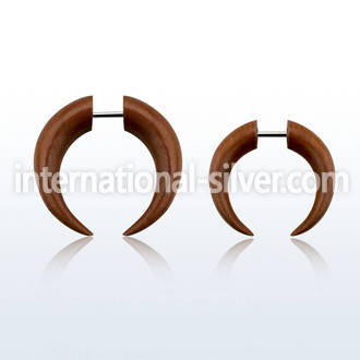 ipcsw cheaters  illusion plugs and tapers organic body jewelry ear lobe