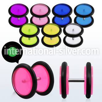 ipglr cheaters  illusion plugs and tapers acrylic body jewelry belly button
