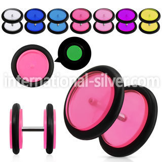 ipglr cheaters  illusion plugs and tapers acrylic body jewelry belly button
