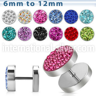 ipmc cheaters  illusion plugs and tapers surgical steel 316l belly button