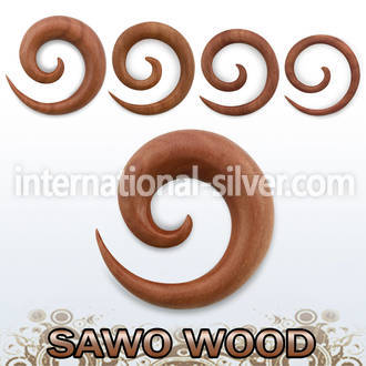 ipte tapers organic body jewelry ear lobe