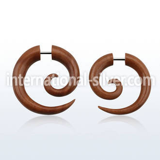 ispsw cheaters  illusion plugs and tapers organic body jewelry ear lobe