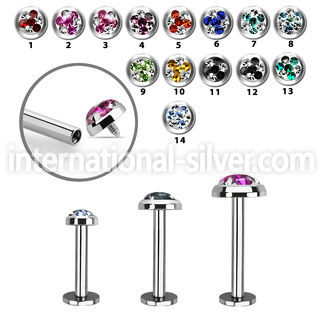 lbifrd labrets lip rings surgical steel 316l labrets chin