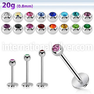 lbjb25xs stainless steel labrets helix lower lip tragus upper lip monroe piercing