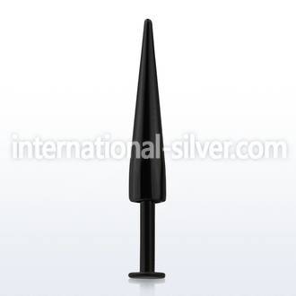 lbtc20 anodized surgical steel labret with a 20mm cone