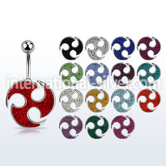 mcd371 belly rings surgical steel 316l belly button