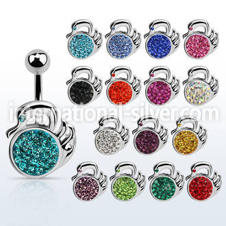 mcd374 belly rings surgical steel 316l belly button