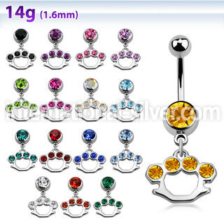 mcd389 belly rings surgical steel 316l belly button