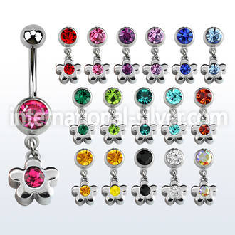 mcd399 belly rings surgical steel 316l belly button