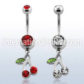 mcd447x belly rings surgical steel 316l belly button