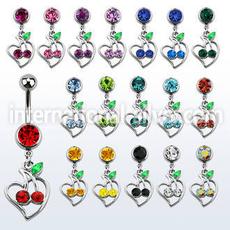 mcd474 belly rings surgical steel 316l belly button