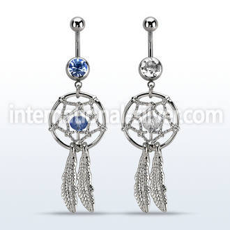 mcd523 belly rings surgical steel 316l belly button