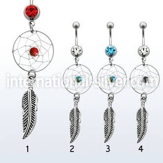mcd524 belly rings surgical steel 316l belly button