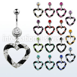 mcd551 belly rings surgical steel 316l belly button