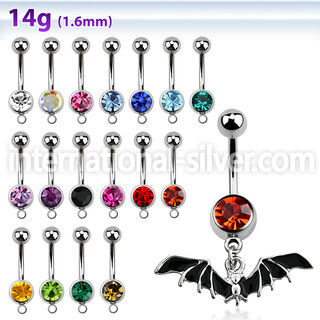 mcd569 belly rings surgical steel 316l belly button
