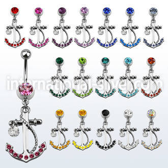 mcd589 belly rings surgical steel 316l belly button