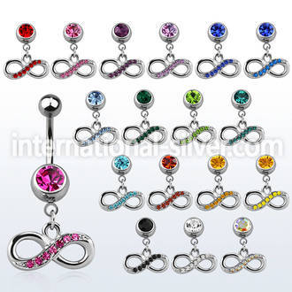mcd617 belly rings surgical steel 316l belly button