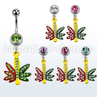 mcd619 belly rings surgical steel 316l belly button