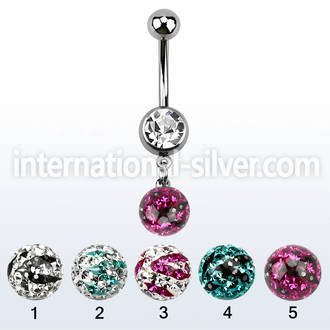 mcd626c belly rings surgical steel 316l belly button