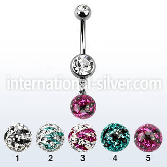 mcd626xc belly rings surgical steel 316l belly button