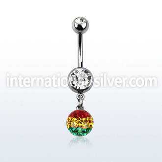 mcd626xr belly rings surgical steel 316l belly button