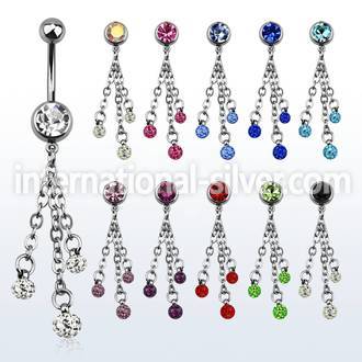 mcd629 belly rings surgical steel 316l belly button