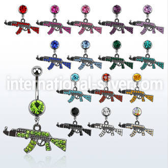 mcd631 belly rings surgical steel 316l belly button
