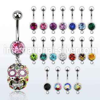 mcd644 belly rings surgical steel 316l belly button
