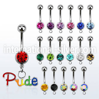 mcd648 belly rings surgical steel 316l belly button