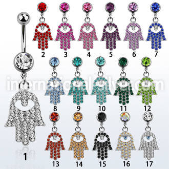 mcd668 belly rings surgical steel 316l belly button