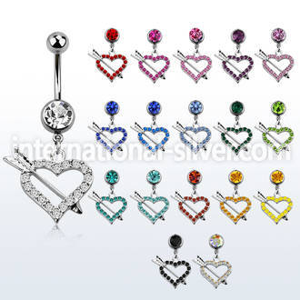mcd678 belly rings surgical steel 316l belly button