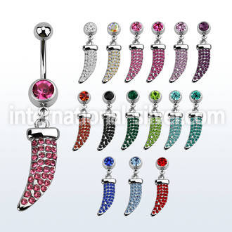 mcd684 belly rings surgical steel 316l belly button