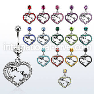 mcd689 belly rings surgical steel 316l belly button