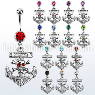 mcd691 belly rings surgical steel 316l belly button