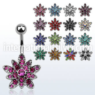 mcd692 belly rings surgical steel 316l belly button