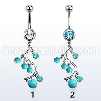 mcd695 belly rings surgical steel 316l belly button
