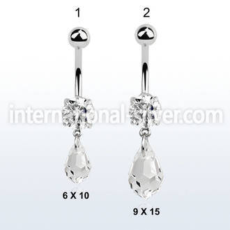 mcd710 belly rings surgical steel 316l belly button