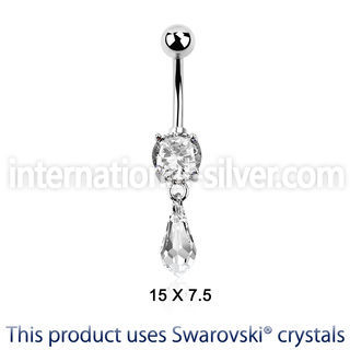 mcd713 belly rings surgical steel 316l belly button