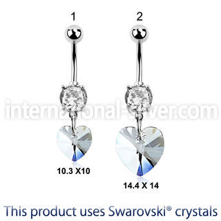 mcd716 belly rings surgical steel 316l belly button