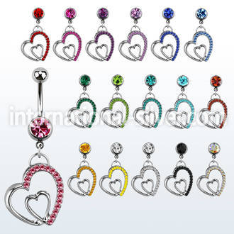 mcdhrc1 belly rings surgical steel 316l belly button