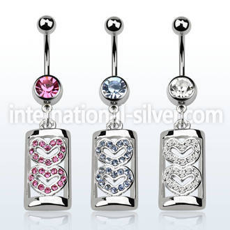 mcdhrc8 belly rings surgical steel 316l belly button