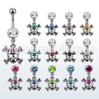 mcdsk4 belly rings surgical steel 316l belly button