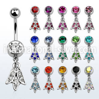 mcdtu1 belly rings surgical steel 316l belly button
