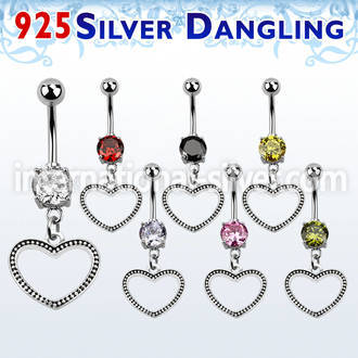 mcdvd24 belly rings surgical steel 316l belly button