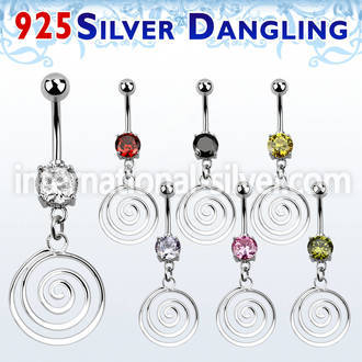 mcdvd32 belly rings surgical steel 316l belly button